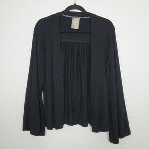 Dolan Left Coast Womens Open‎ Front Cardigan Size S Wide Sleeves Black Capsule